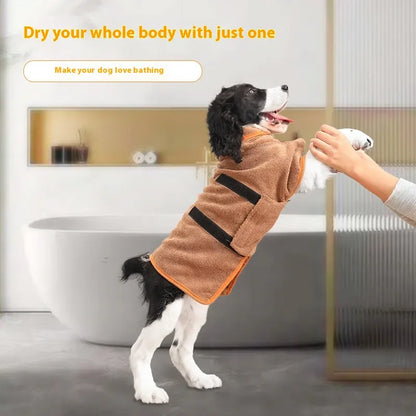 Petevoshop™ Dog Robe Cat Bath Towel