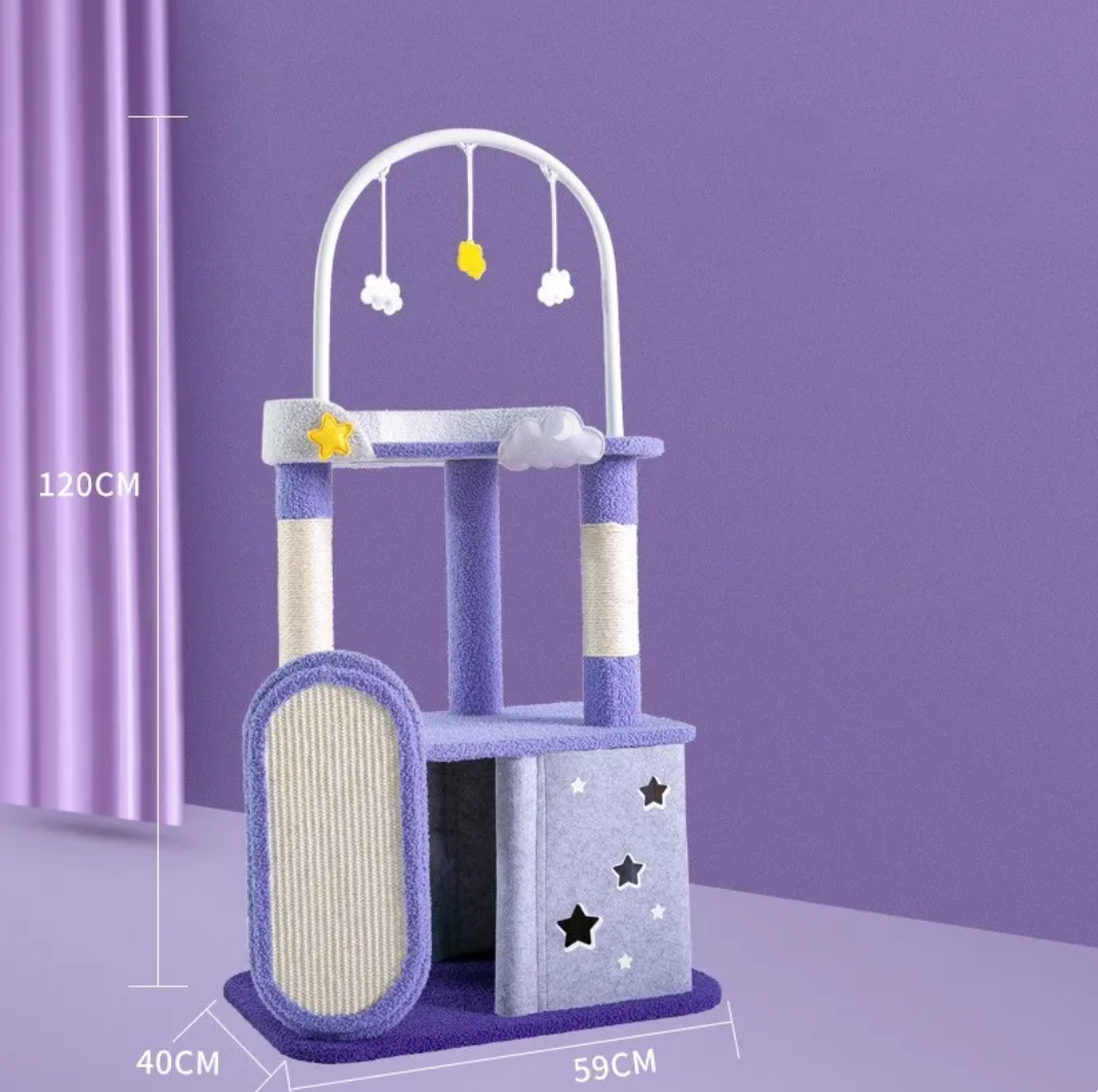 Petevoshop™ Large Cat Scratching & Jumping Platform