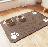 Petevoshop™ Splash-Proof Feeding Mat for Cats & Dogs | Quick-Drying & Water-Absorbing Floor Protector